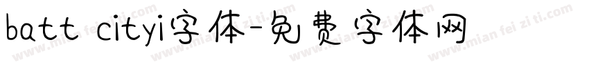 batt cityi字体字体转换